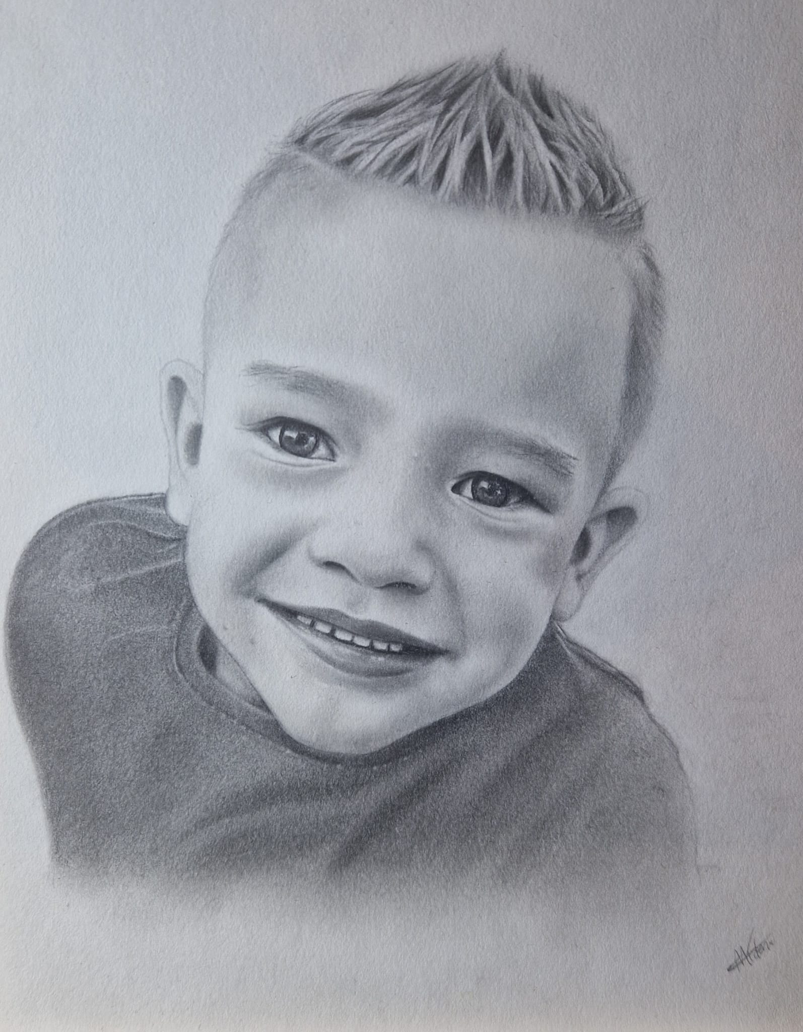 Vrolijk kinderportret