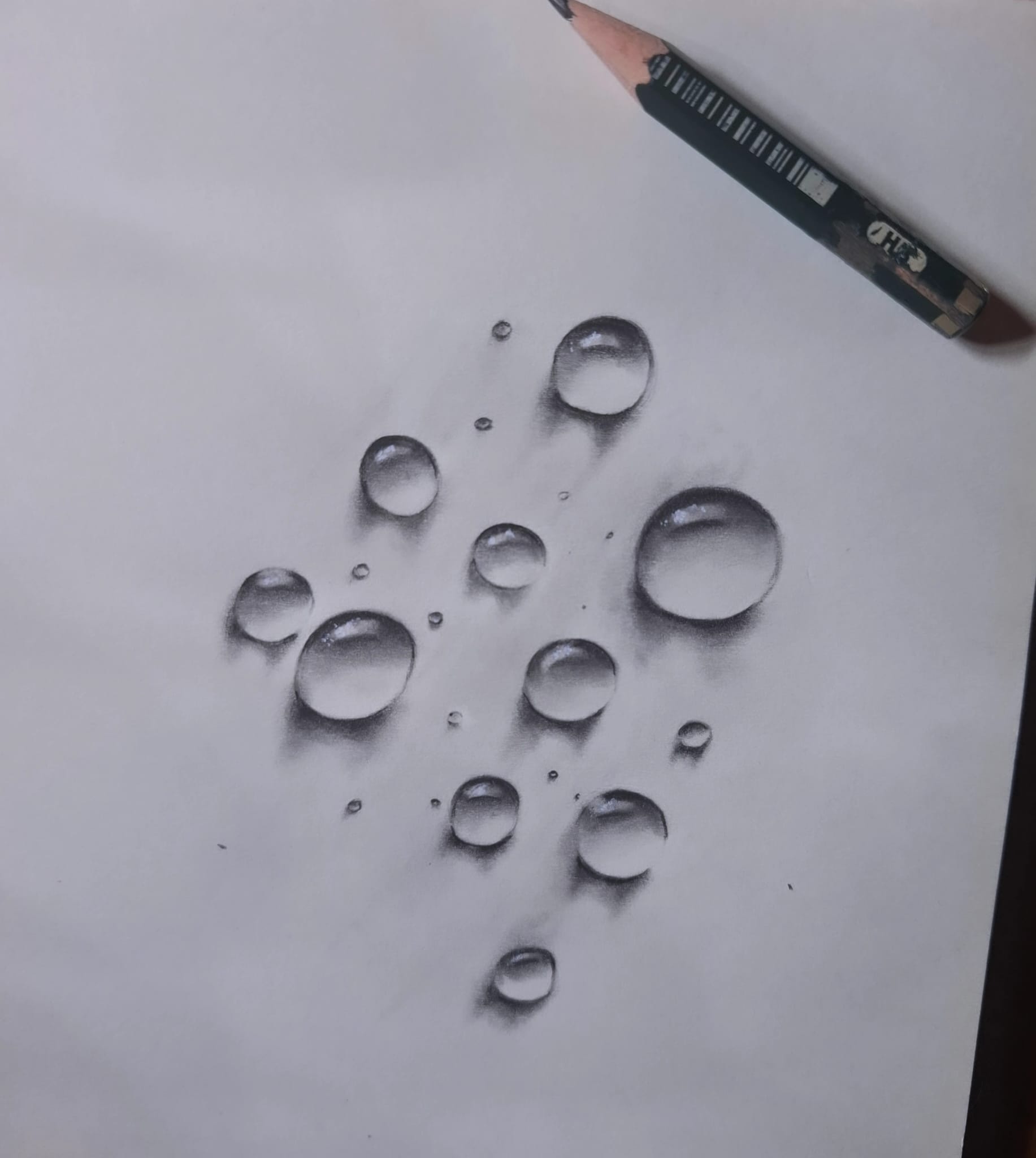 Hyperrealistische waterdruppels